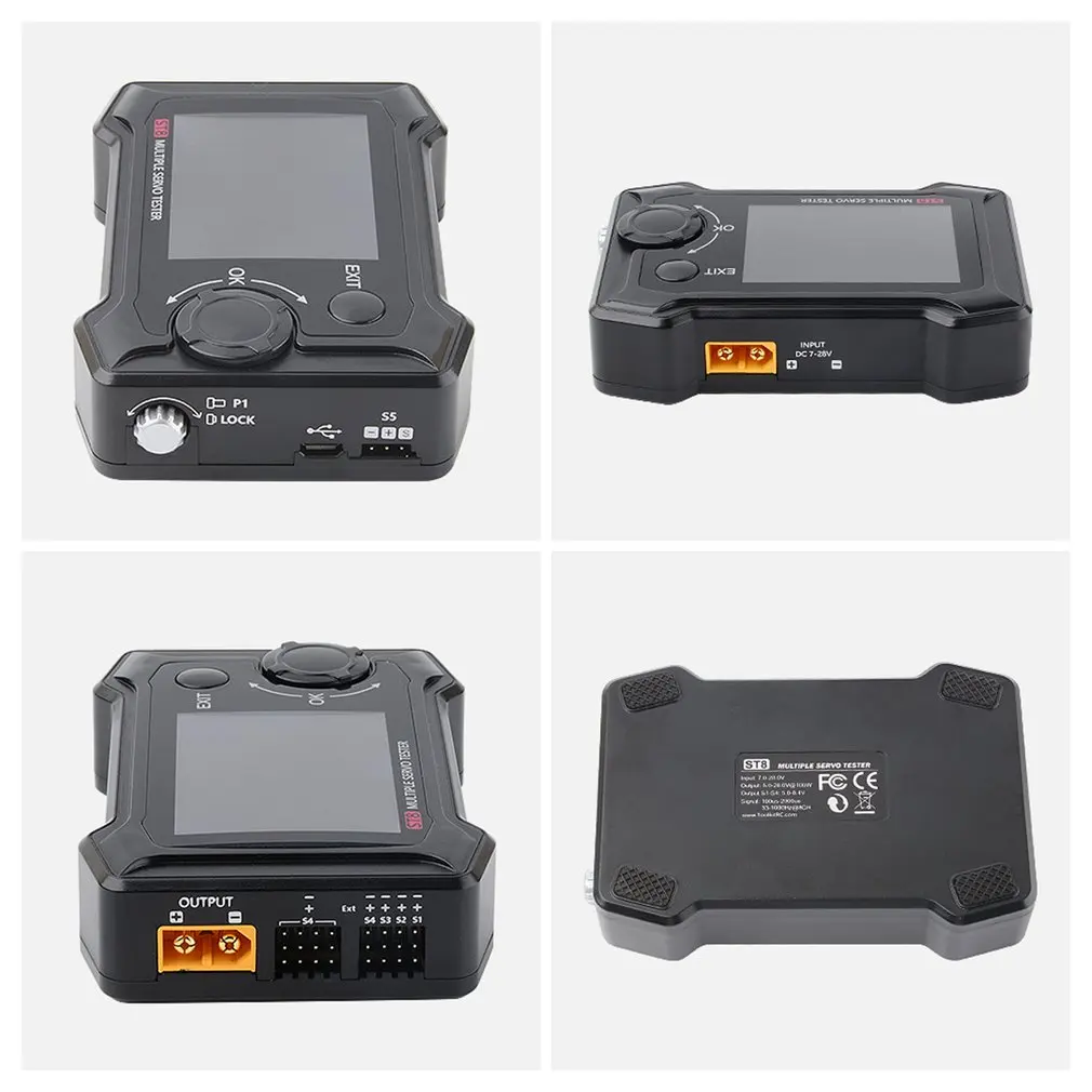 ToolkitRC ST8 2," TFT 7-28V 8-канальный Servo интегрированный Тесты er с 4 независимых Интерфейс сигнала Тесты Curren коллектор