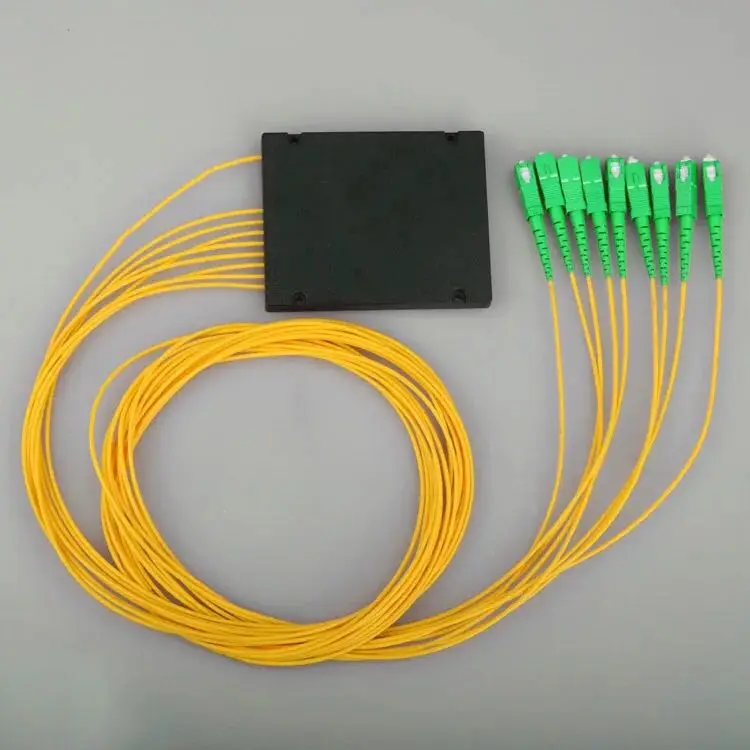 1x8 ABS коробка тип модуля SC/APC разъем волоконно-оптический PLC сплиттер
