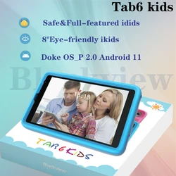 Blackview – tablette de 8 pouces Tab 6 pour enfants, avec batterie de 5580mAh, 3 go de RAM, 32 go de ROM, Octa Core, Android 11, caméra arrière de 13mp, WIFI LTE, appel téléphonique 