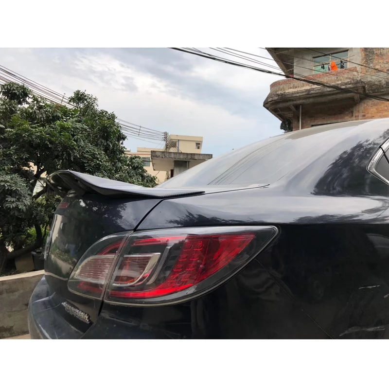 Для Mazda 6 2003-2011 украшение автомобиля спойлер Высокое качество углеродного волокна хвост R Стиль