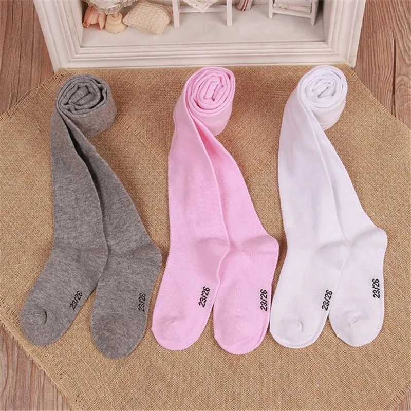 

0-6Yrs Kids Infant Knitted Collant Tights Soft Infant Clothing Children Spring/Autumn Tights Cotton Baby Girl Pantyhose Shoes