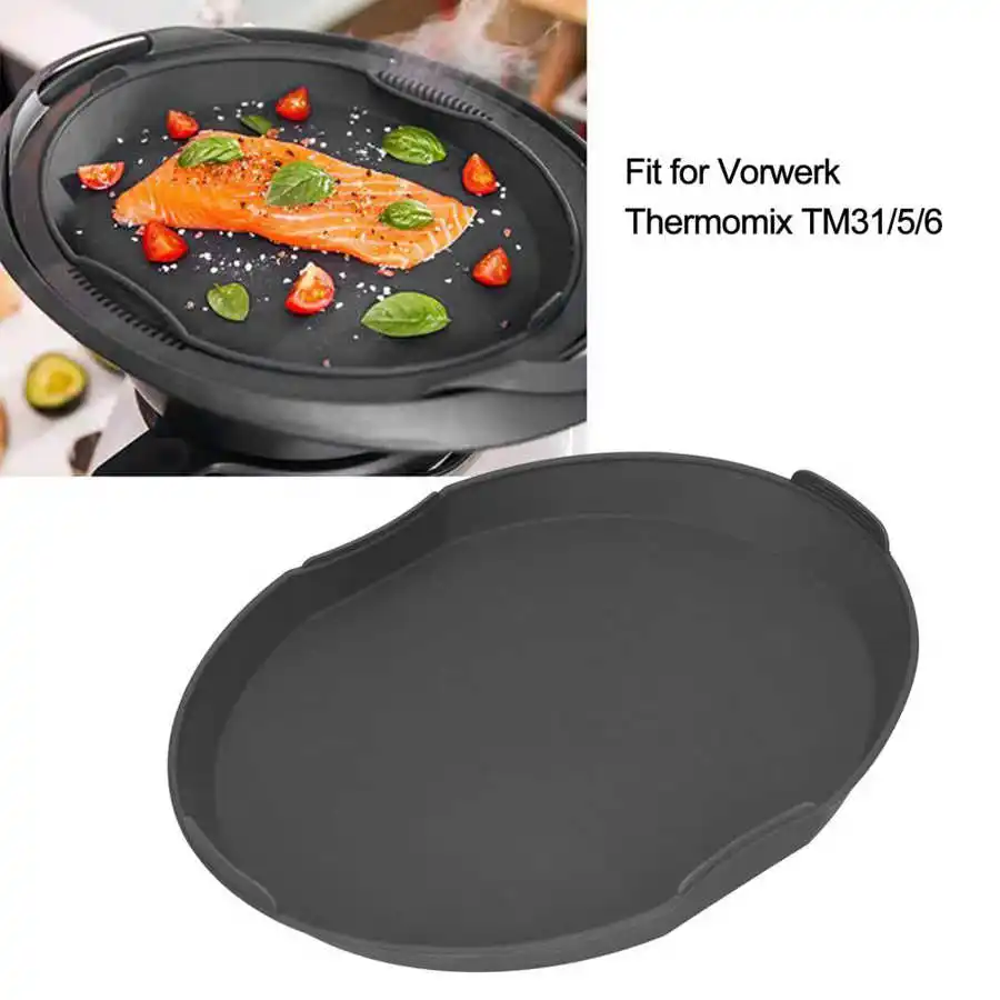 Hot Plate Stove Silicone Pan Heat-Resistant Food Processor Heating Plate for Vorwerk Thermomix TM31/5/6 Kitchen Accessory