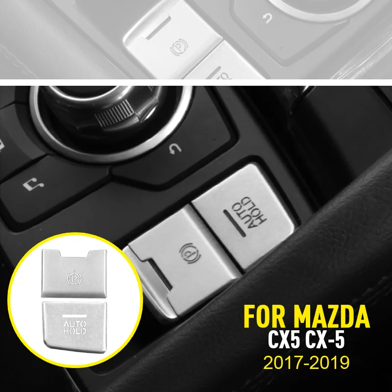 Pcmos внутренняя электронная Стояночная ручка ручного тормоза Накладка для Mazda CX5 CX-5- интерьерные молдинги наклейки авто аксессуары