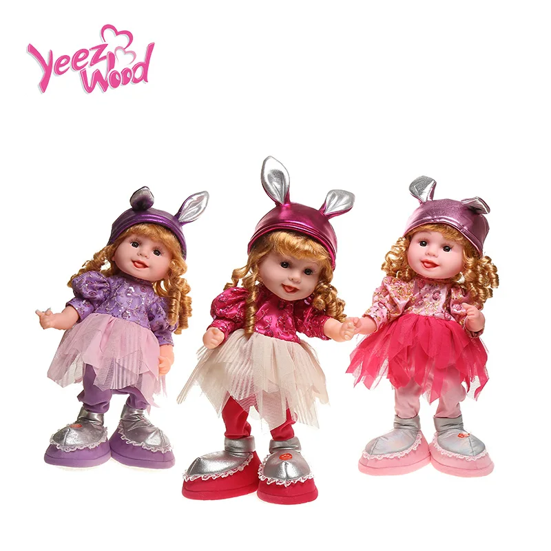 55 см Танцующая и поющая принцесса девочка, виниловая кукла прогулочные Игрушки многофункциональные электронные игрушки, друзья игрушки для детей