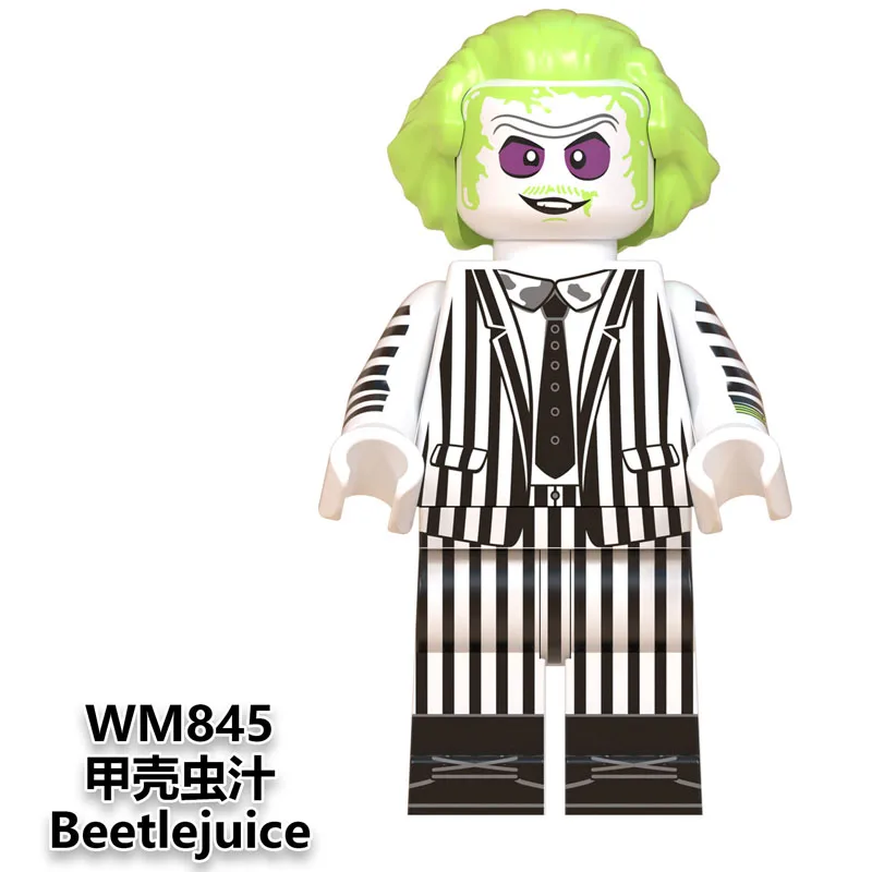 Фильм ужасов WM6075 ужас Хэллоуин Фредди Майерс Джек Скеллингтон зомби Эрика дравена Билла Джейсона строительные блоки игрушки для детей - Цвет: WM845