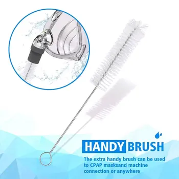 

2 Pcs Cpap Tube Cleaning Brush Flexible Stainless Handy Brush (7 Inches) For Standard 22mm Diameter Tubing Brush Tools