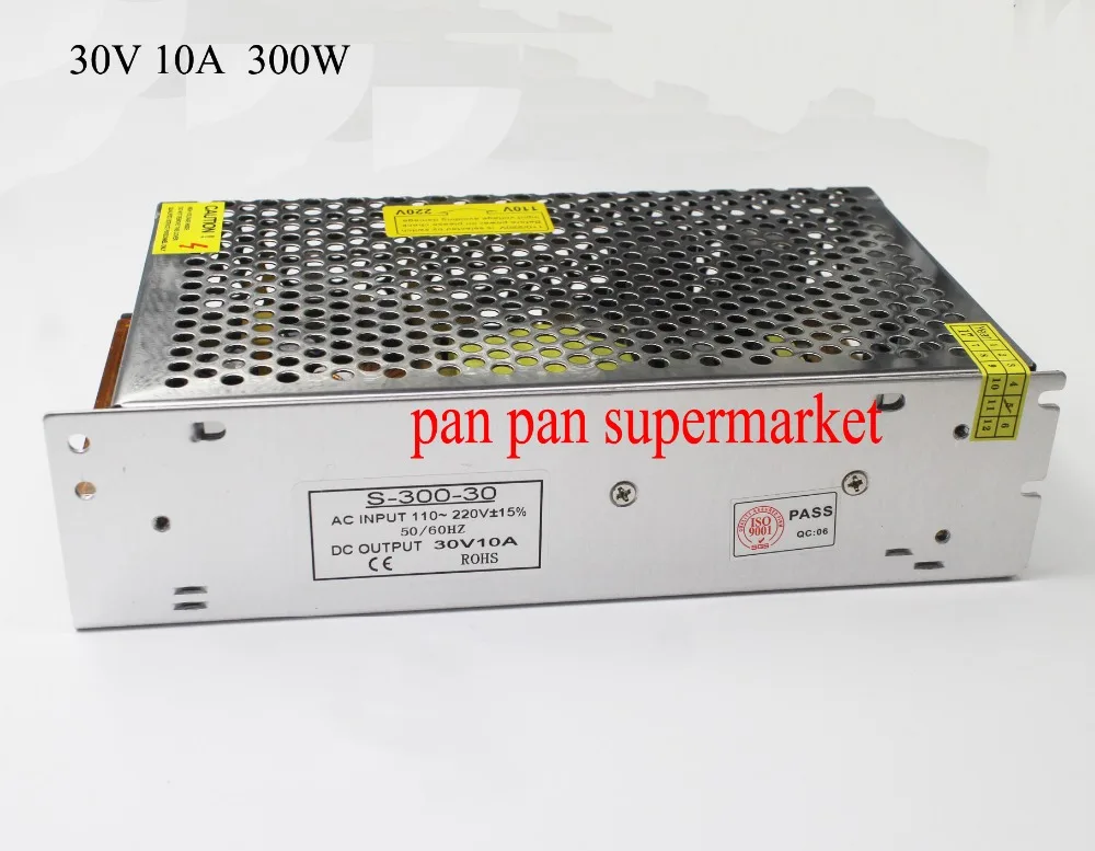30V 10A 300W Switching Power Supply Driver for LED Strip Transformers AC110V 220