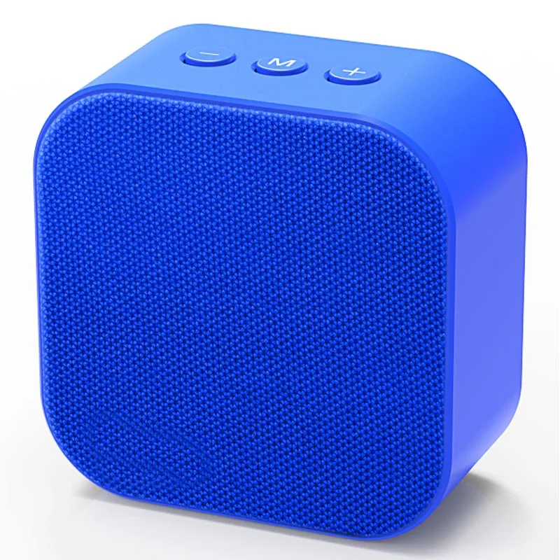 Мини Портативный беспроводной Bluetooth динамик супер бас Колонка громкий динамик звук стерео сабвуфер громкой связи AUX TF карта USB MP3 Play - Цвет: Blue
