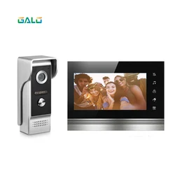Novo 7 polegada monitor de vídeo campainha intercom com 960tvl ao ar livre câmera ip65 porta telefone intercom sistema