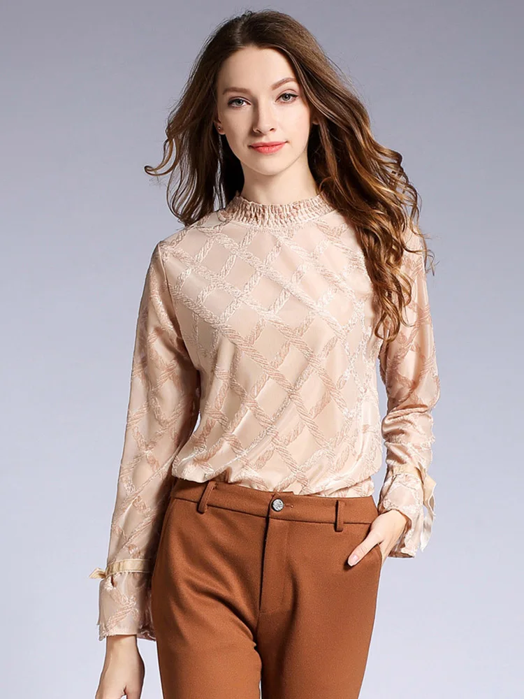 

Home Casual Clothing Harajuku Blouse Flare Sleeve Comfortable Free Respiration Loose Women Designer Shirts Instagram Fashion