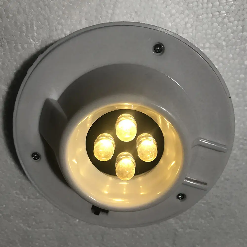 Цвет: желтый Солнечный 4LED желоб светильник Открытый Сад Двор стены забор дорожка лампа домашний сад аксессуары светильник ing - Испускаемый цвет: Цвет: желтый