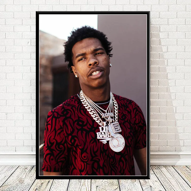 HYUA Póster decorativo de Rap Singer Lil Baby 5 para pared para sala de estar 30 x 45 cm dormitorio