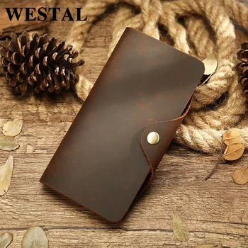 

Fashion Men's Wallet Pure Color Retro Leather Wallet Head Layer Cowhide Multifunctional Clutch Card Bag Three Styles men wallets