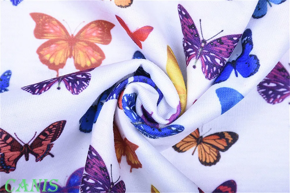 Summer Women Girl Butterfly Print Wrapped Chest Boob Tube Transgender Undershirt Strapless Short Tube Tops Crop Top