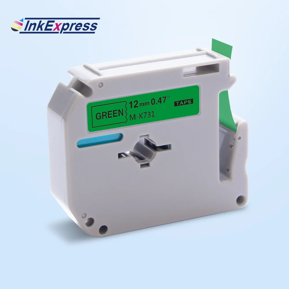InkExpress этикетки для Brother MK 731 mk лента этикеток 12 мм MK731 принтера P touch Label Maker PT 70