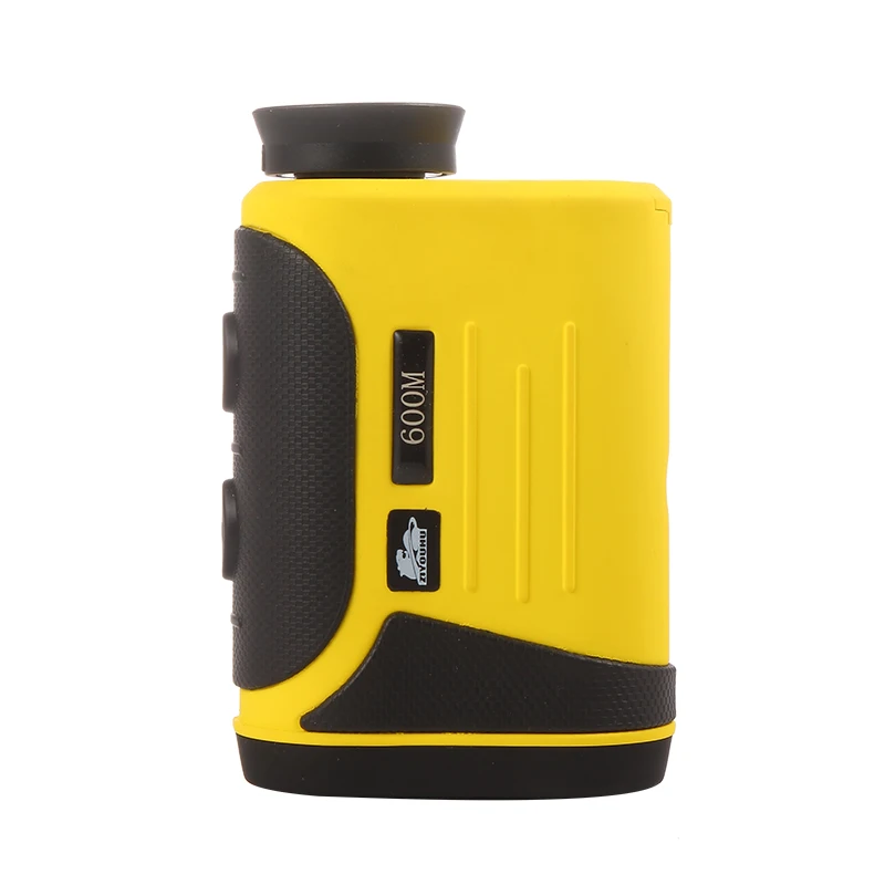 

New Free Ship Professional Golf Laser Rangefinder 600m Hunting Range Finder Monocular With Vibrate Distance Correction Yellow