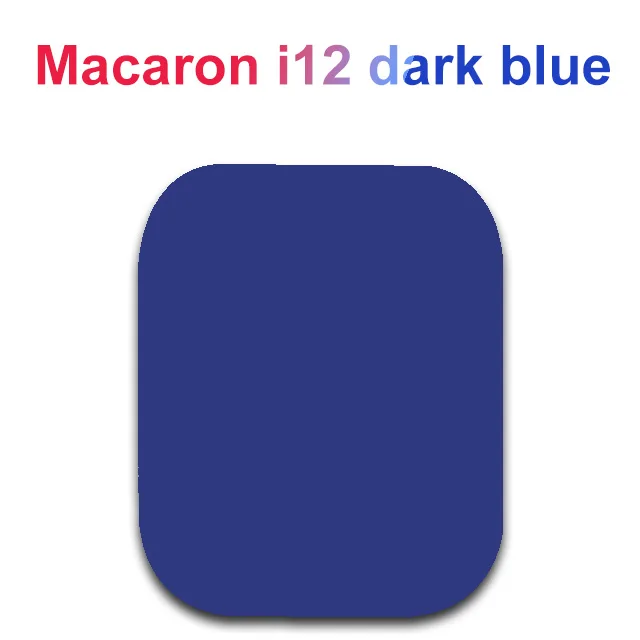 Оригинальная Беспроводная bluetooth-гарнитура Macaron i12 TWS, цветные наушники Bluetooth 5,0, HD микрофон, Прямая поставка, выделенная ссылка - Цвет: i12 D Dark blue