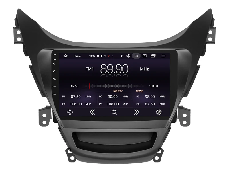 Новое поступление, " Android 10,0 Автомобильный gps для hyundai Elantra 2012 автомобильный Радио мультимедийная лента рекордер bluetooth навигация