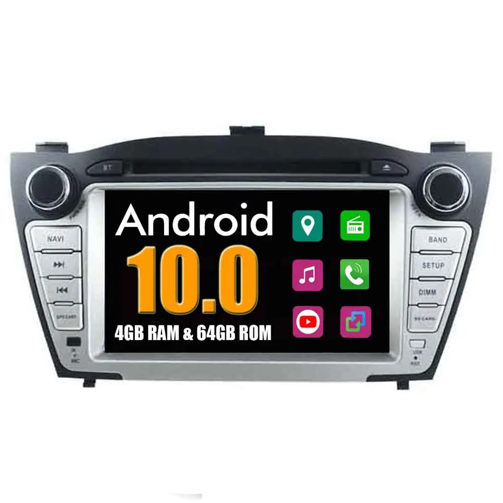 RoverOne для Hyundai IX35 Tucson 2009 2013 Octa Core Android 10 0 Автомагнитола DVD GPS навигация центральный