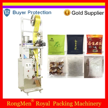 

Bags Back Sealing Packing Machine Herb Filling And Weighing Food Tea Leaf Powder Grain Medicine Snacks Pouch Pack Seal Device