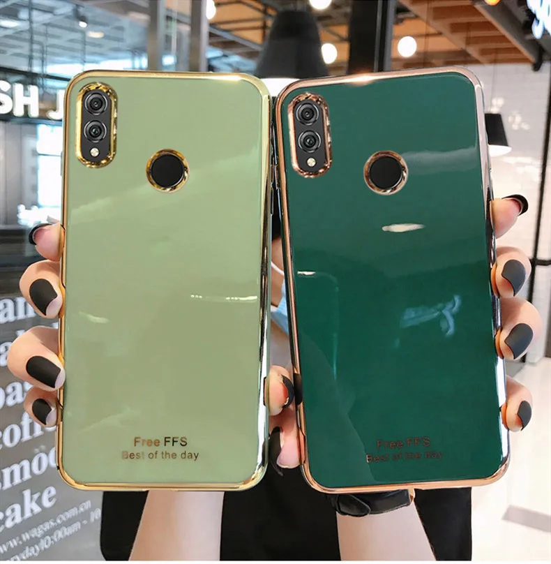 Чехол для Huawei P40 P30 Pro 6D гальванизированный мягкий чехол с золотой резьбой Mate30Pro