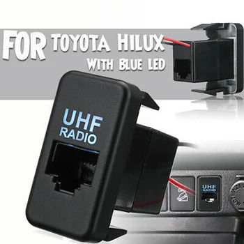 

UHF Blank Socket UHF Socket Long-Lasting UHF Empty Socket Switches Controls Nylon Black Stable Radio Switch Socket