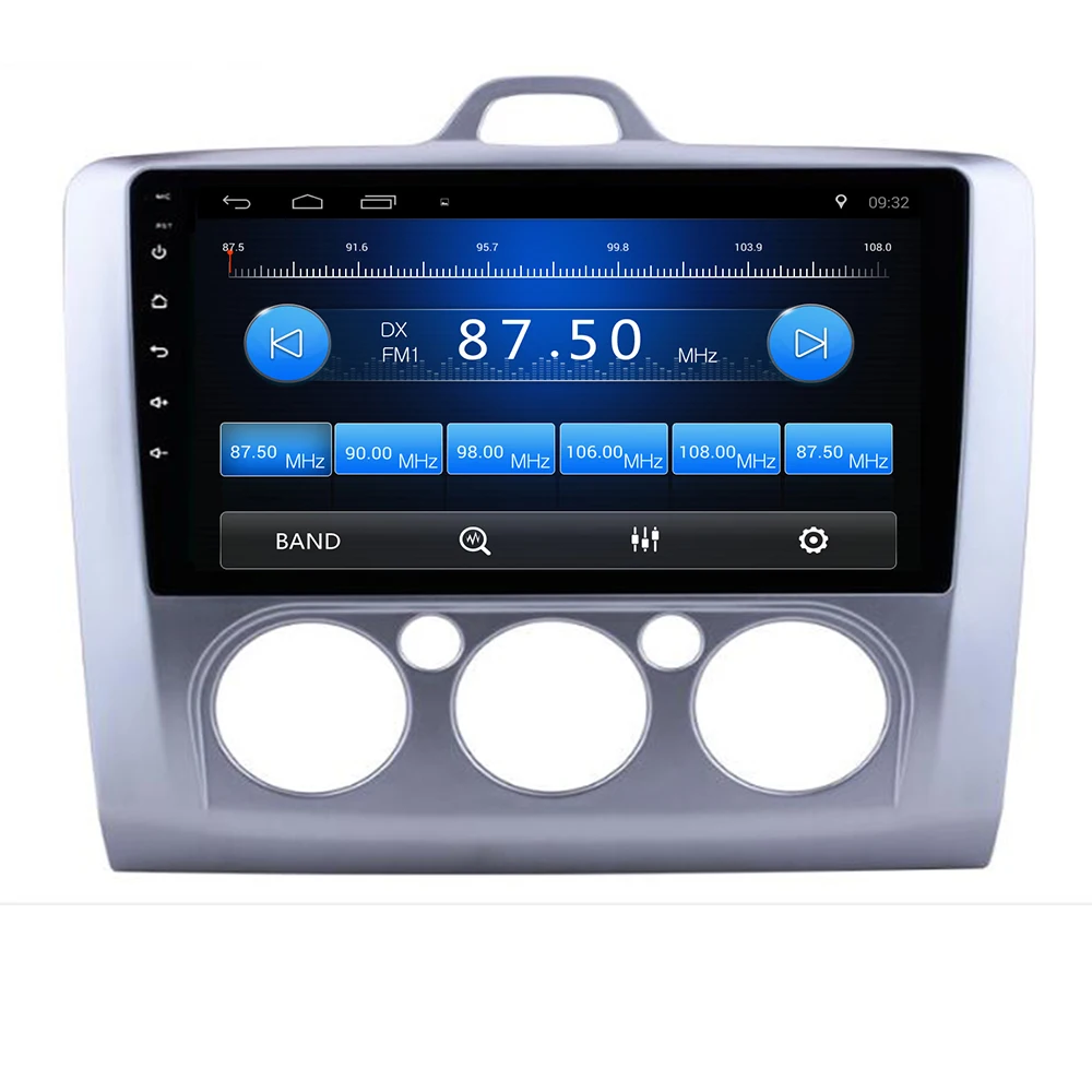 10," Android 9,0! Автомобильный DVD ПК Мультимедийный dvd-плеер gps Navi Стерео Радио Fit Ford Focus EXI MT MK2 MK3 2004-2009-2011 OBD2 DVR