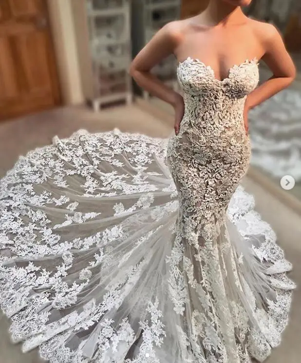 Casamento, свадебное платье с открытыми плечами, с открытой спиной, gelinlik, Дубай, Длинные свадебные платья, Русалка, robe de mariee vestido de noiv