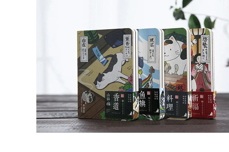 SIXONE творческий японский Bobcats тетрадь и ветер руководство маленький дневник ежемесячно планирования бумага Журнал ежедневный меморандум