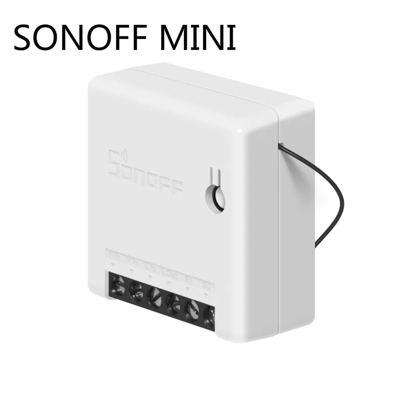 Белый SONOFF мини умная панель 433 МГц пульт дистанционного управления DIY домашняя Автоматизация умный переключатель работа с Alexa Google Home - Цвет: Белый