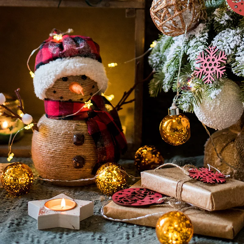 Small Wooden Star Candlestick Christmas Romantic Candle Holder Restaurant Porta Velas Navidad Christmas Home Decoration MM60ZT
