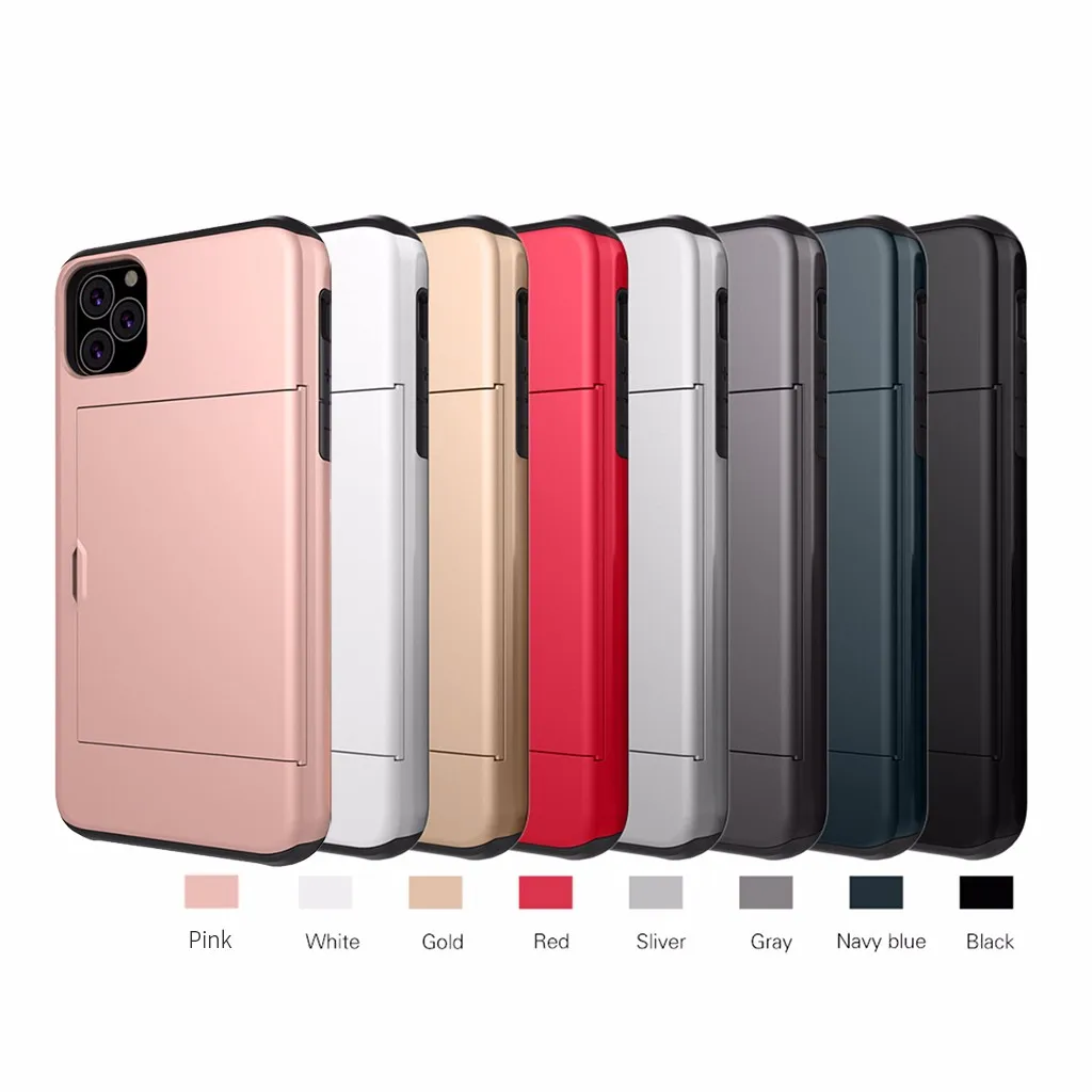 Чехол-Кошелек со слотом для карт для iPhone 11 чехол для iPhone 11 Pro 11 Pro Max кредитный держатель для карт чехол для телефона защитный чехол 19Sep