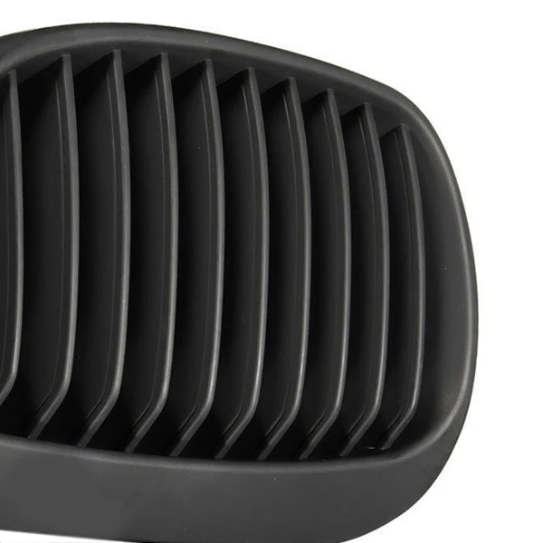 1 Pair Black Car Front Kidney Grille Racing Grill For Bm w 1 Series E81 E87 2004-2007 Oe:51137077129 51137077130