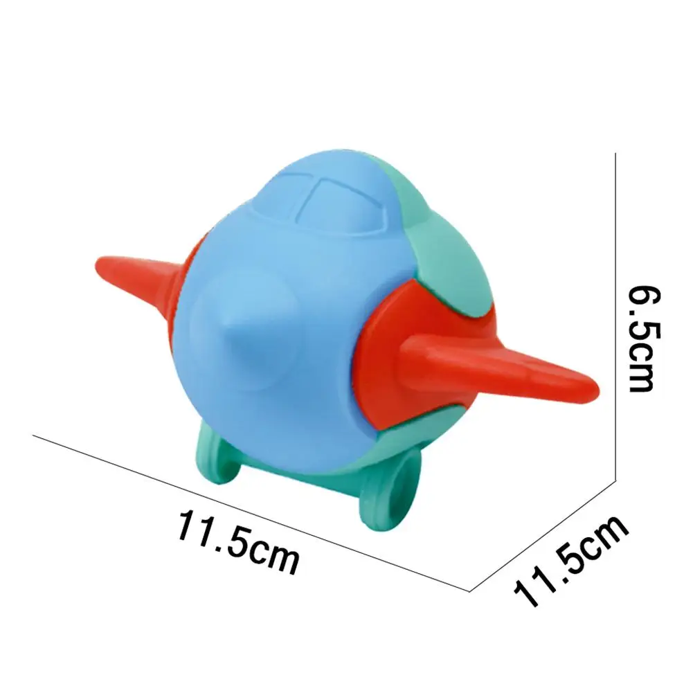 Детская 3D пластиковая аэроплан головоломка игрушка DIY самолет сборка игрушка Развивающие игрушки для детей маленький раздвижной самолет конфетная коробка