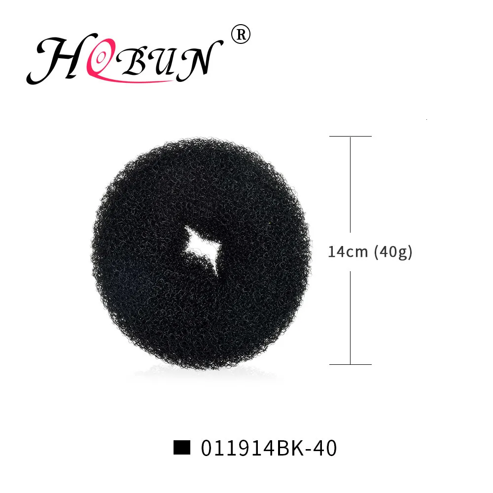 HOBUN big hair donut bun maker accessoire cheveux chignon donuts haar hairstyling french tools for hair braid accessories 0119 - Цвет: O11914BK-40