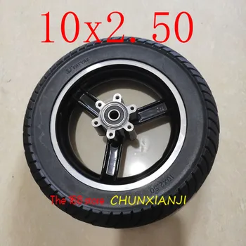 

Super 10x2.50 Tubeless Wheel Tyres 10*2.50 Solid Tyre Non-Inflation Electric Scooter Tires for Electric Scooter Accessory