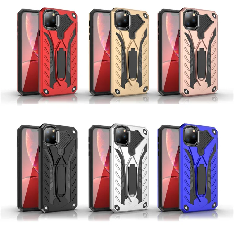 Чехол Shockproo Armor для iphone 11 11 pro 11 pro max 6 6s 7 8 Plus X геометрический чехол с подставкой для iphone X Xr Xs Max XS Fundas