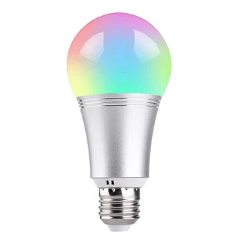 

7W E26/E27 WiFi Smart Light Bulb APP Control 85V-265V RGBW Dimmable LED Night Lamp With App Smart Lamp Nightlight