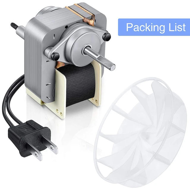 Bathroom Vent Fan Motor and Blower Wheel Replacement 99080166 Electric  Motors Kit Compatible with Nutone Broan 70CFM 120V - AliExpress