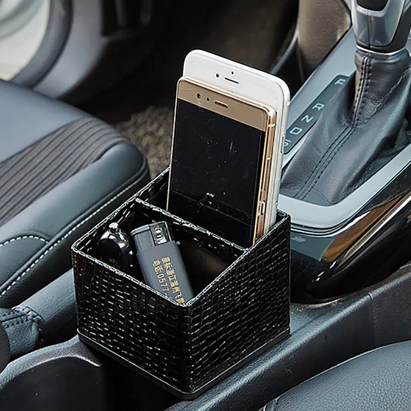 Car Water Cup Holder Storage Box Pocket Console Seat Catcher Organizer Coin Collector Interior Accessories | Автомобили и