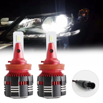 

Areyourshop 27W LED headlight Bullet Head Mini Conversion Kit H11 LED Headlight Bulb LED Headlight Car Universal Auto Parts