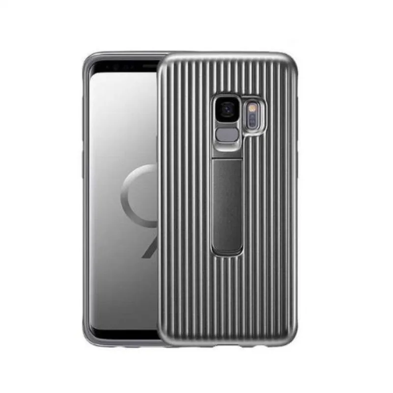 silver Чехол для телефона samsung Galaxy S9 S9+ S9 sm-g960 G965 Plus, защитный чехол с логотипом - Цвет: silver
