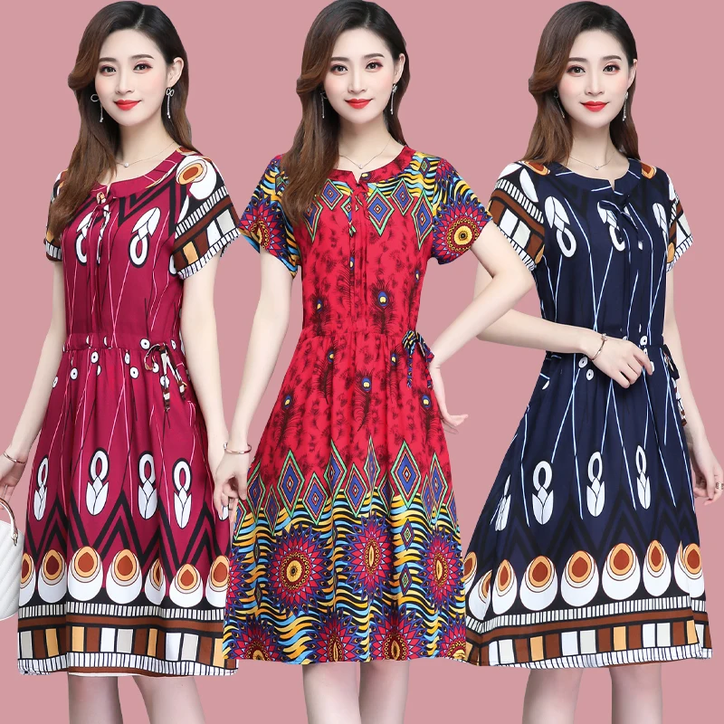 Женское длинное свободное платье из хлопка и льна элегантное винтажное с