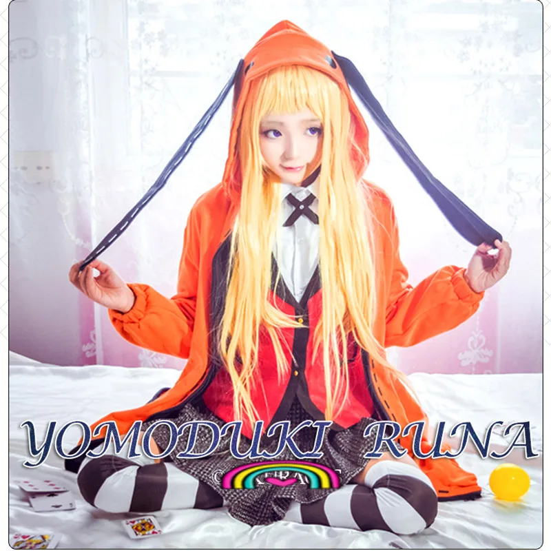 Костюм для косплея Yomotsuki Runa от Kakegurui костюм школьниц Jk толстовка форменная куртка
