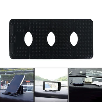 

Car Phone Holder Universal Multifunctional Foldable Car Center Console Non-Slip Storage Pad Phone Holder