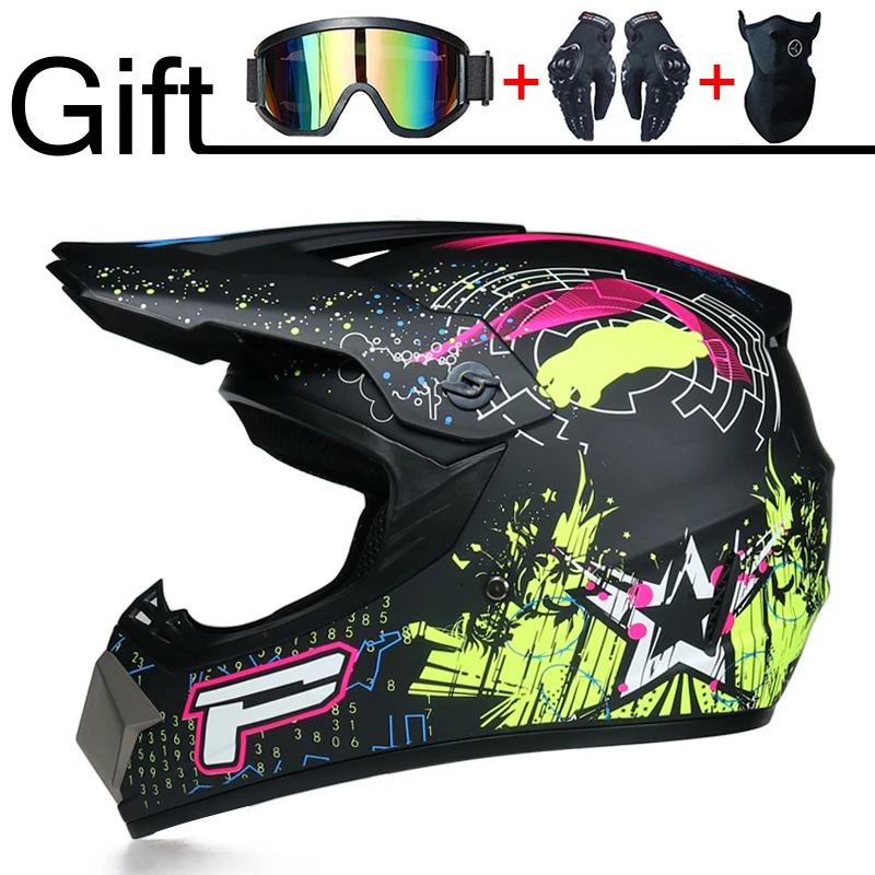 Moto cross внедорожный шлем moto Capacete moto Casco детский мотоциклетный шлем - Цвет: 8a