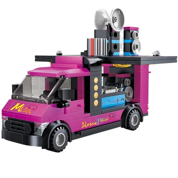 

288Pcs Vagabond Band Car Bricks Small Particle DIY Building Block Model Preschool Educational Toy Gift For 6+