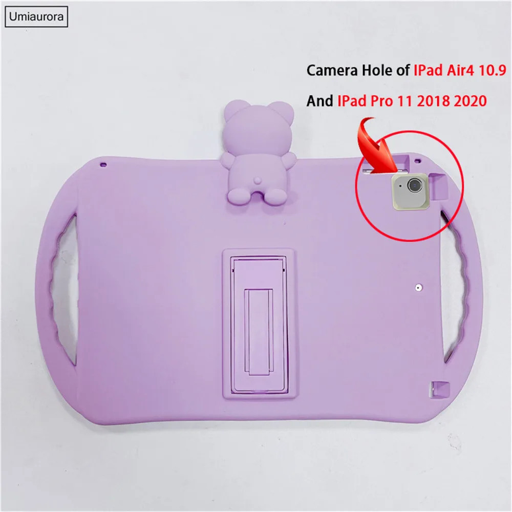 Capa de Silicone Macio Infantil para Ipad Capa de Tablet Adorável para Ipad Mini Air 7th Gen 10.2 6th 9.7 2023 - Imagem 2