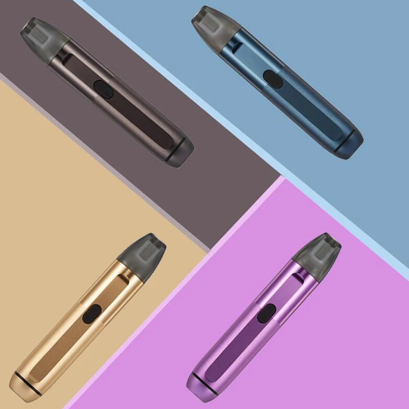 

New L10 Vape Pod Kit Built in 380mAh Battery Refillable 2ml POD Easy Press Resin panel Pod System vape