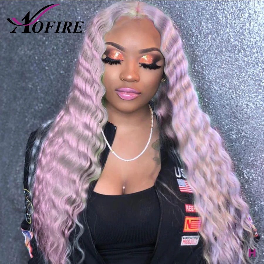 

Full Lace Human Hair Wigs Glueless Full Lace Wigs Deep Wave Wig Brazilian Remy Grey Colored Human Hair Wigs For Women Deep Curly